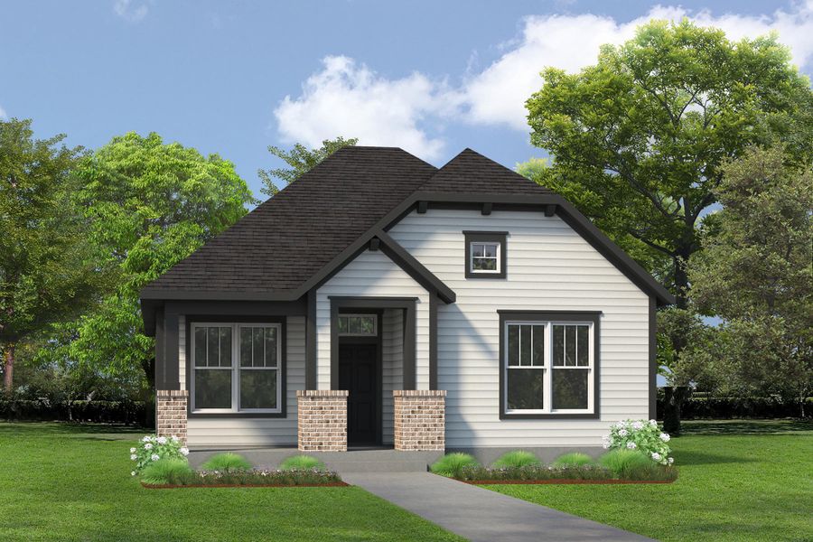 Front exterior of a home in the Two Step Farm 42' community, located in Montgomery, TX (Image 14). Front exterior of a home in the Two Step Farm 42' community, located in Montgomery, TX (Image 14).