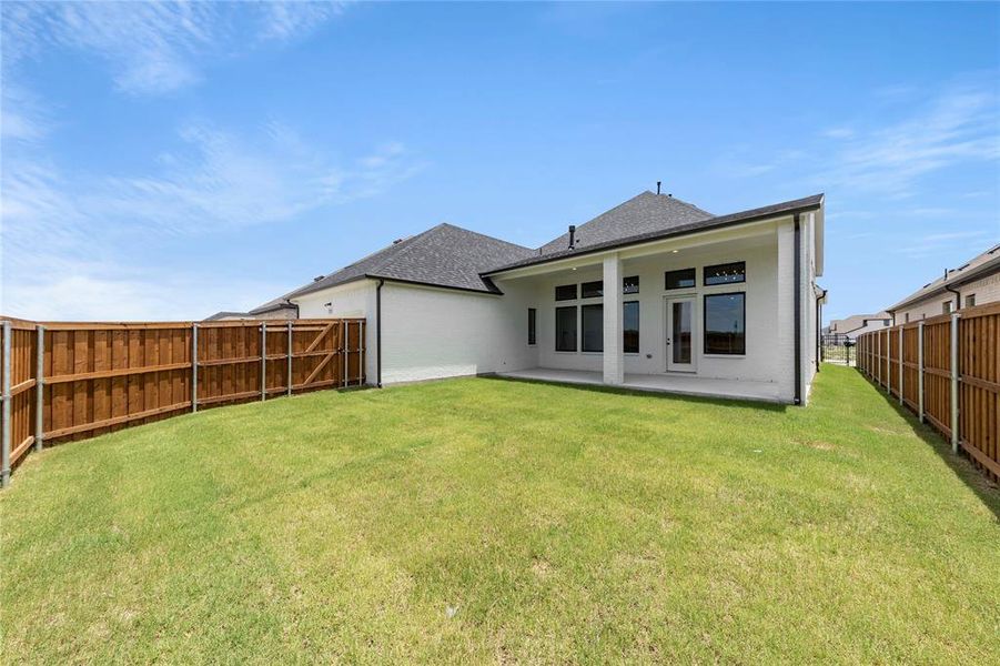 Front exterior of a new home in Talia, Mesquite, TX, highlighting curb appeal (Image 24).