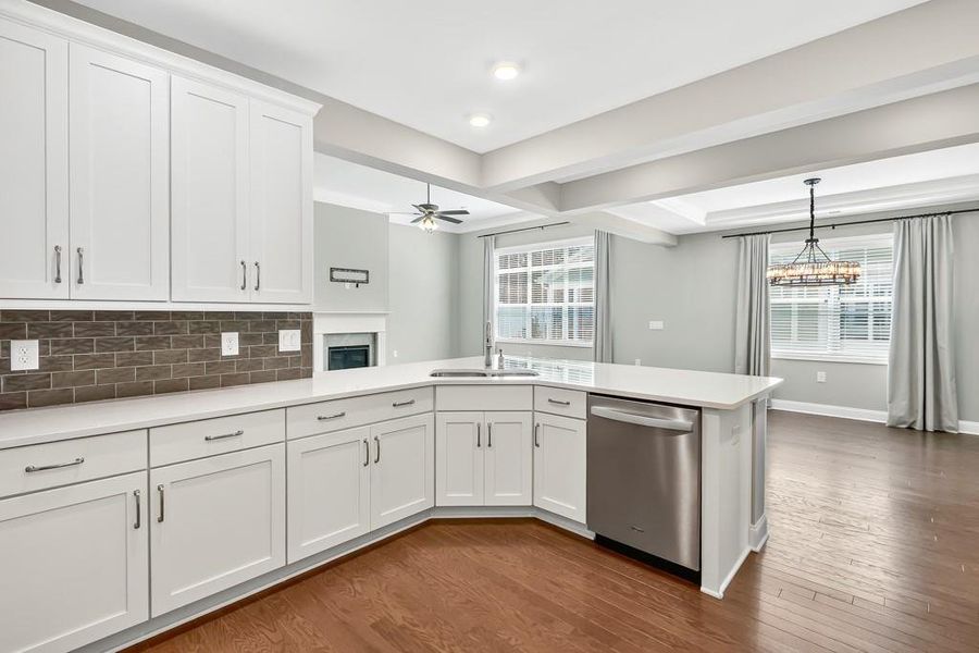Furnished interior view inside a new home in , Cumming (Image 9).