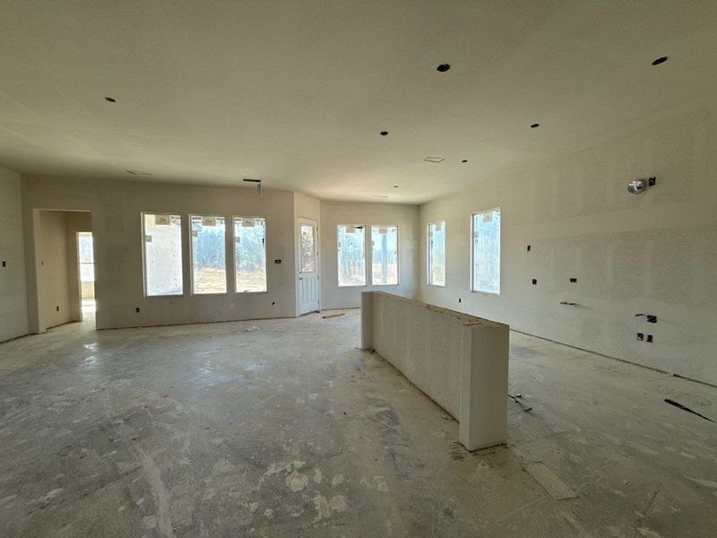 In-progress construction of a new home in Oak Grove Addition, Springtown, TX (Image 8).