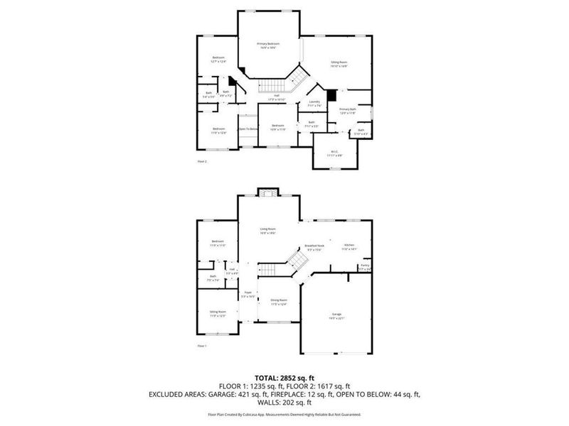 2D floor plan layout of this home in Stillwater Springs, Dacula, GA (Image 29).