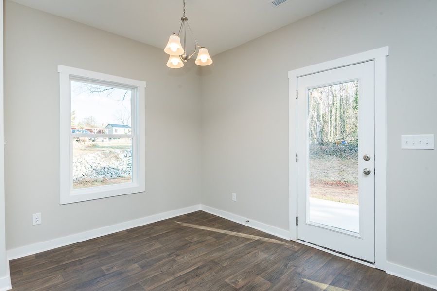 Representative unfurnished interior of a home built from the Camden A by Foundation Home Builders LLC in Pinnix Loop, Burlington (Image 10).