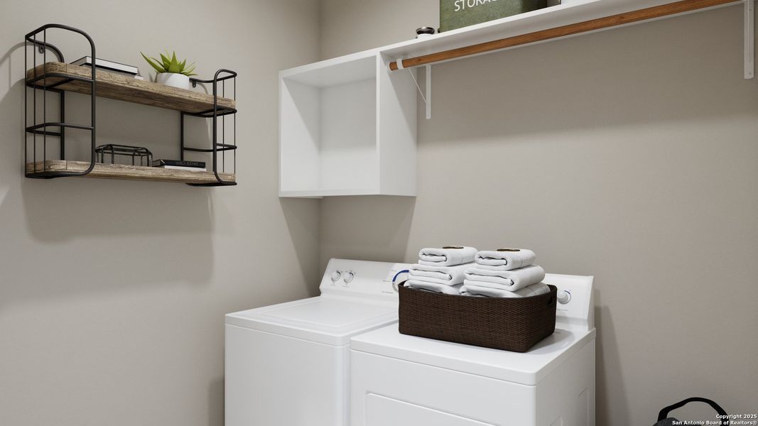 Furnished interior view inside a new home in Cinco Lakes, San Antonio (Image 19). Furnished interior view inside a new home in Cinco Lakes, San Antonio (Image 19).