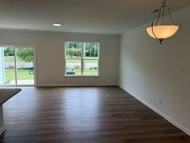 Spacious, unfurnished interior of a new home in Riverbrooke Townhomes, Simpsonville (Image 9). Spacious, unfurnished interior of a new home in Riverbrooke Townhomes, Simpsonville (Image 9).