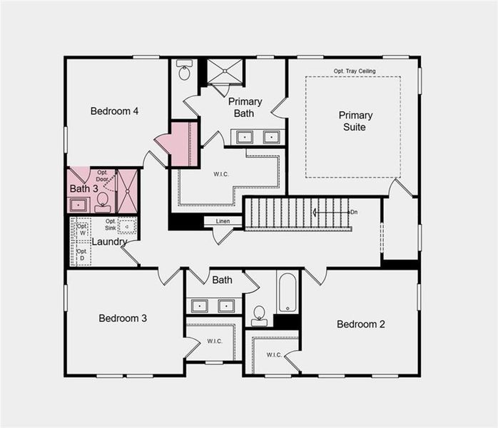 2D floor plan layout of this home in Bennett Farm, Loganville, GA (Image 4). 2D floor plan layout of this home in Bennett Farm, Loganville, GA (Image 4).