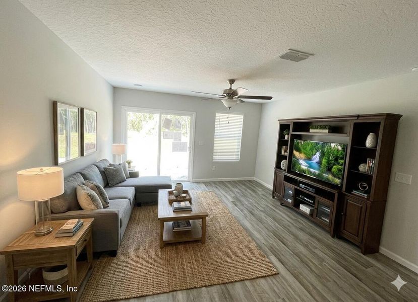 Furnished interior view inside a new home in , Jacksonville (Image 8).
