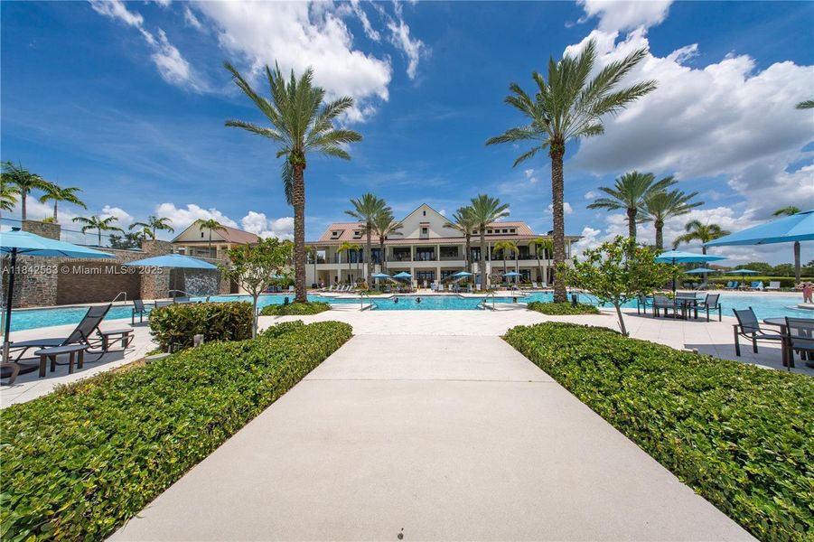 Front exterior of a new home in , Loxahatchee, FL, highlighting curb appeal (Image 26).
