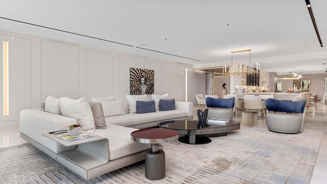 Furnished interior view inside a new home in , Boca Raton (Image 5).