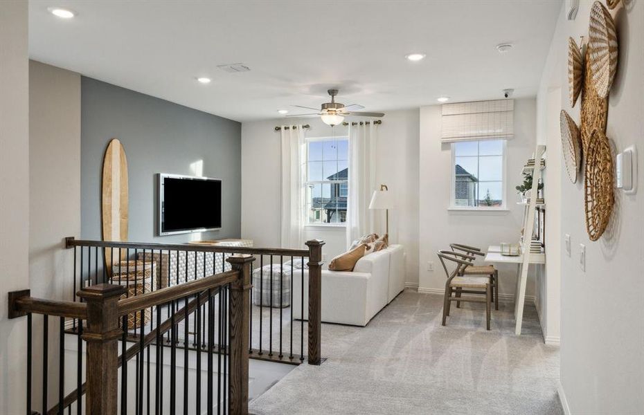 Bright and open loft perfect for various activities *Model representation