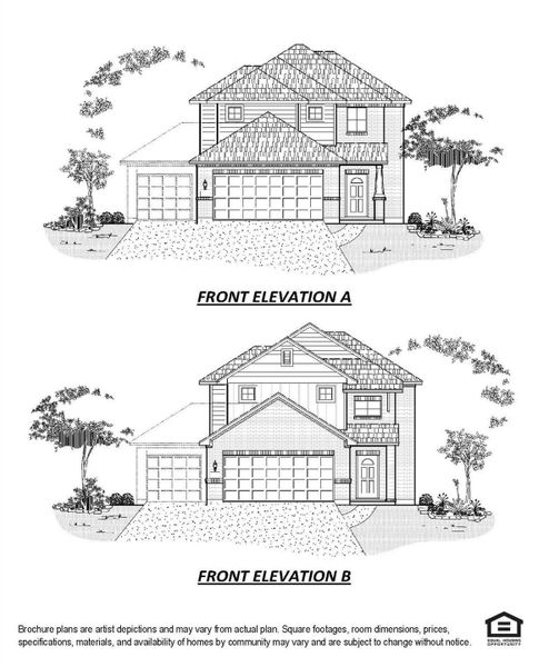 Exterior rendering of this home design in Rollingbrook Estates, Baytown, TX (Image 4). Exterior rendering of this home design in Rollingbrook Estates, Baytown, TX (Image 4).
