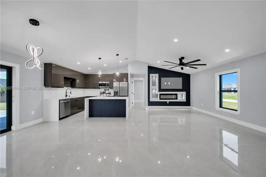 Furnished interior view inside a new home in , Cape Coral (Image 11).