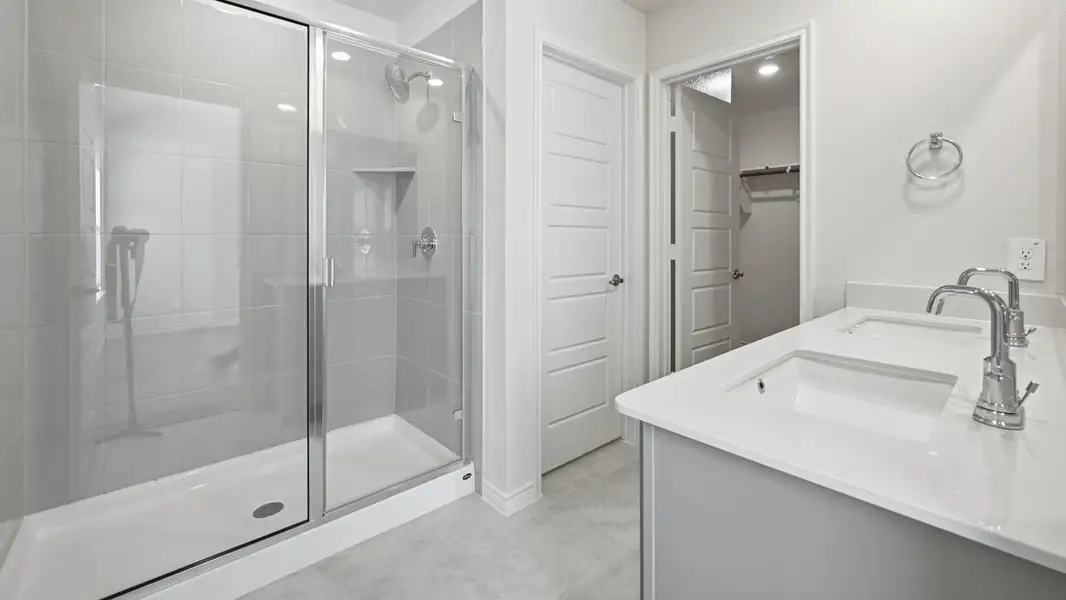 Furnished interior view inside a new home in Silverado, Aubrey (Image 4).