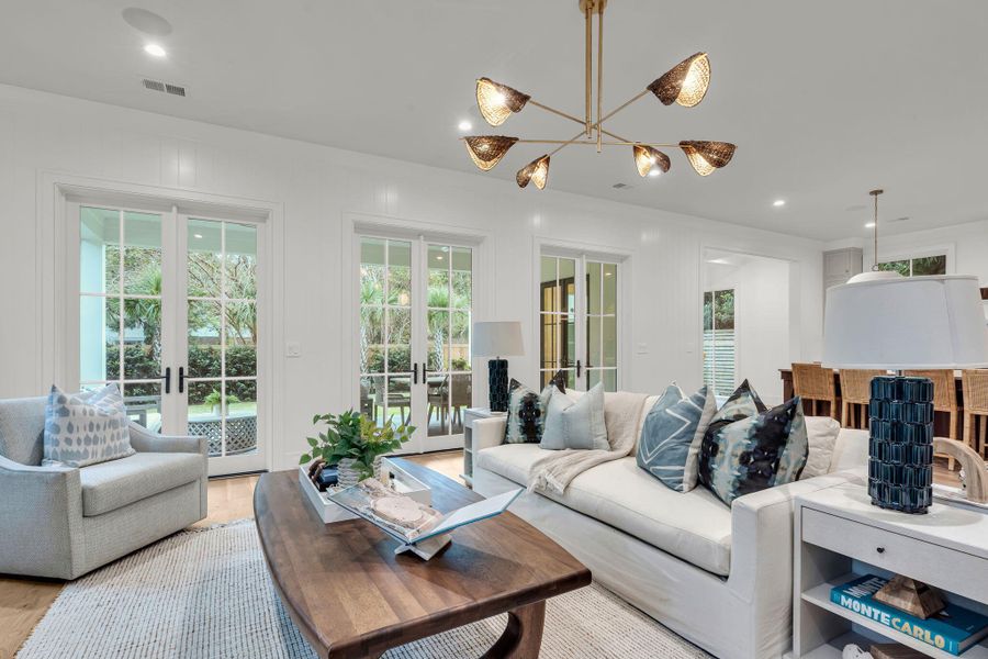 Furnished interior view inside a new home in , Mount Pleasant (Image 63).