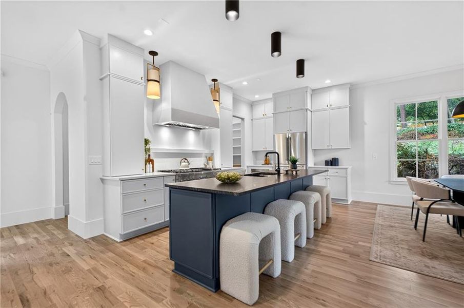 Furnished interior view inside a new home in , Atlanta (Image 17).