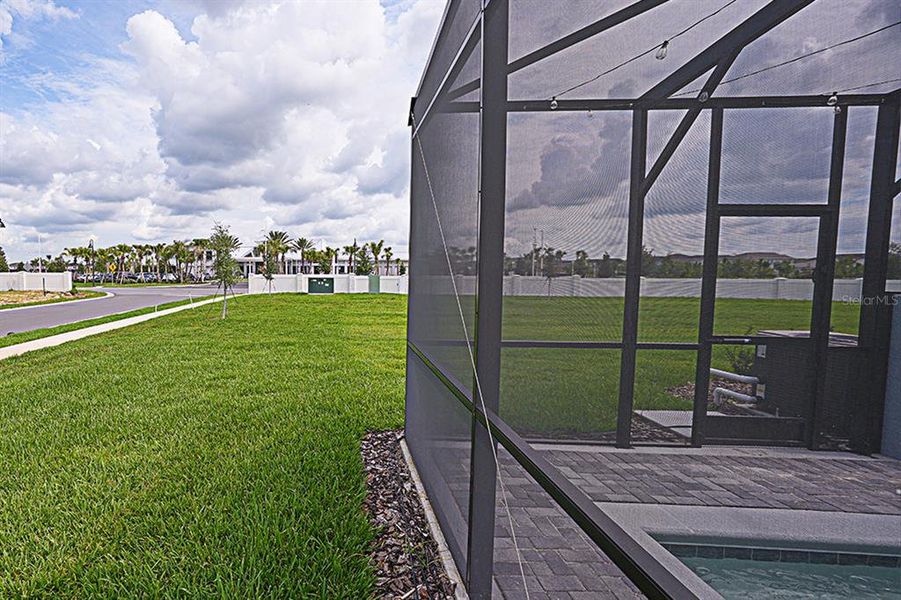 Front exterior of a new home in , Clermont, FL, highlighting curb appeal (Image 28).
