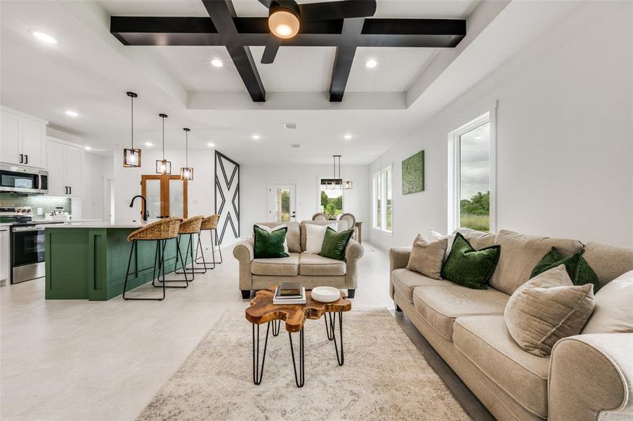 Furnished interior view inside a new home in , Boyd (Image 10).