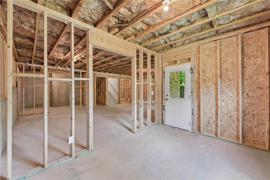 In-progress construction of a new home in Bailey Fence, Dacula, GA (Image 77).