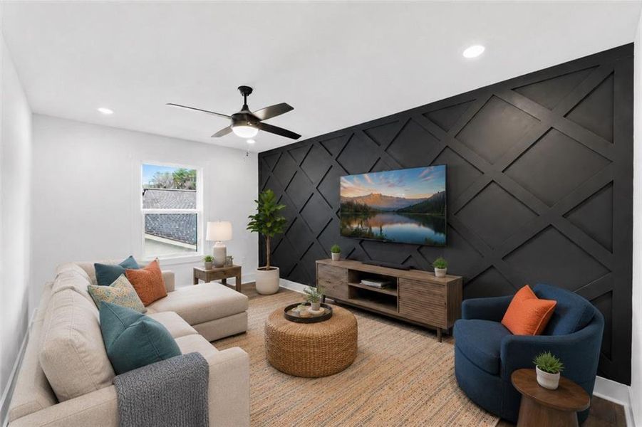Furnished interior view inside a new home in , Emerson (Image 9).
