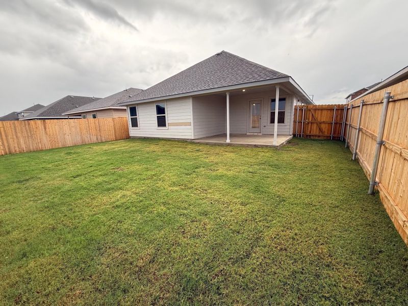 Exterior details and patio area of a home in Southern Pointe, College Station (Image 2).