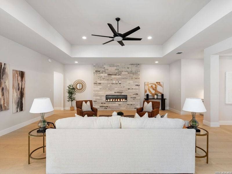 Furnished interior view inside a new home in , San Antonio (Image 9).