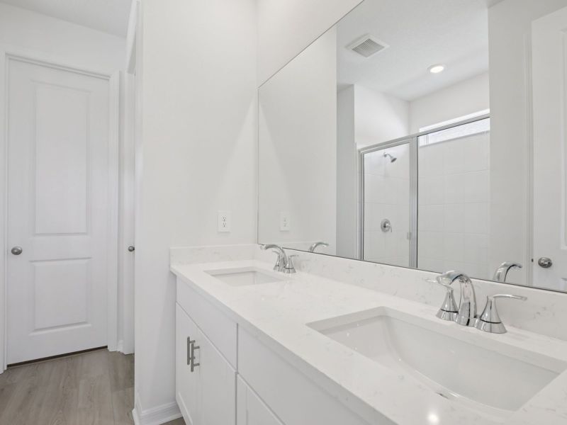 Furnished interior view inside a new home in Coasterra - Reserve Series, Palmetto (Image 7).