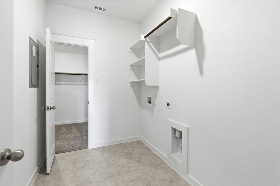 Spacious, unfurnished interior of a new home in Infinity Square, Kyle (Image 24). Spacious, unfurnished interior of a new home in Infinity Square, Kyle (Image 24).