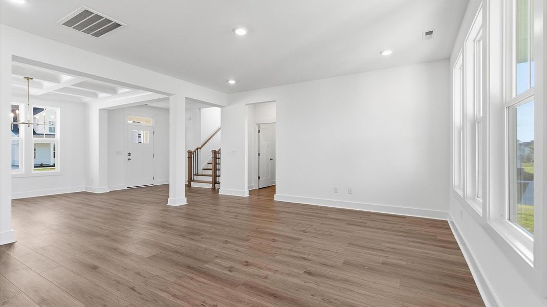 Furnished interior view inside a new home in Benjamin's Grove, Woodruff (Image 12).