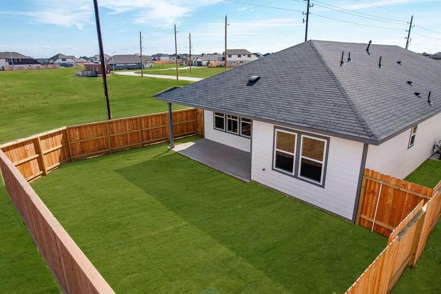 Exterior details and patio area of a home in Hockley Meadows, Hockley (Image 4).