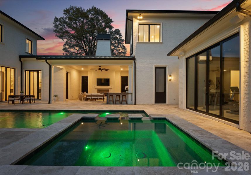 Lighted/heated pool Lighted/heated pool