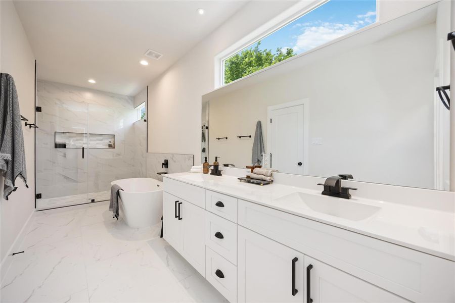 Furnished interior view inside a new home in , Houston (Image 32).