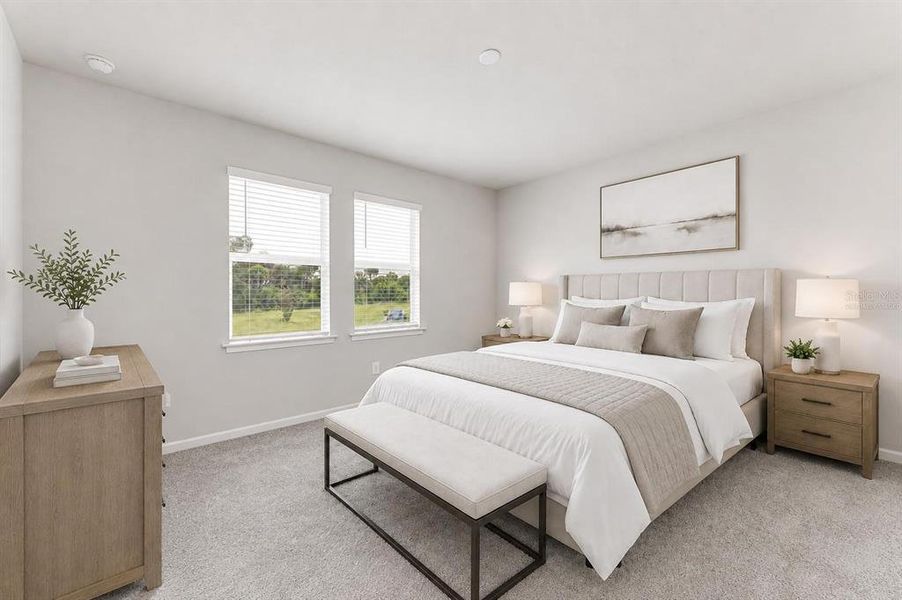 Furnished interior view inside a new home in Wellen Park, Venice (Image 11).