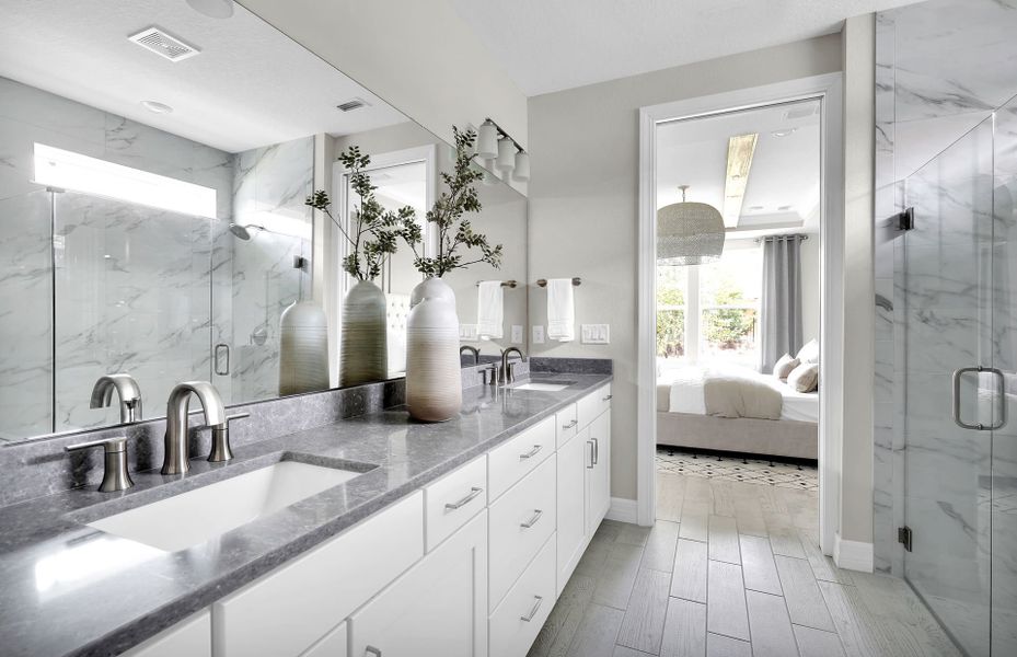 Representative furnished interior of a home built from the Palmary by Pulte Homes in Lakeview Estates, Palm Coast (Image 14).