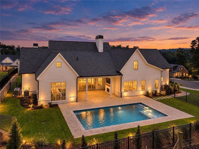 Exterior details and patio area of a home in , Dawsonville (Image 4).