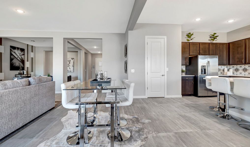 Dining area adjacent to kitchen