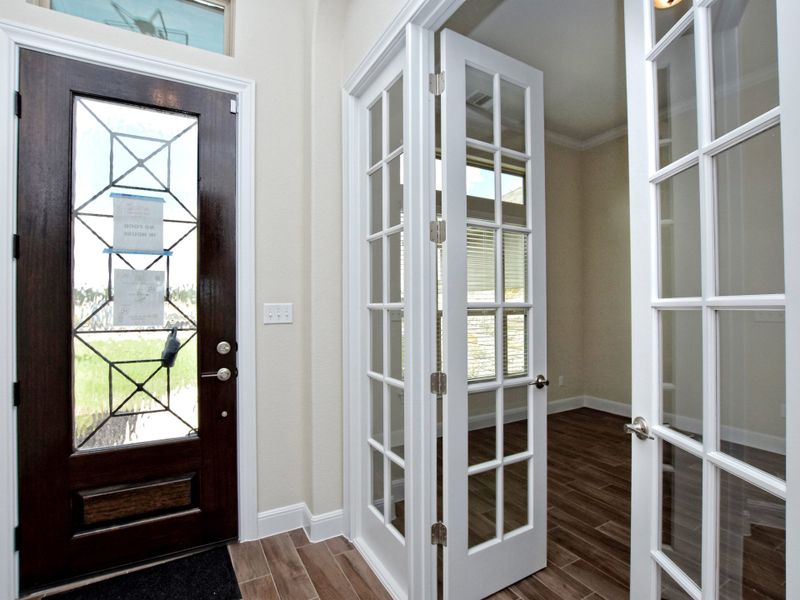 Image 546 representing the San Simeon I by Giddens Homes in Clearwater Ranch, Liberty Hill, TX.