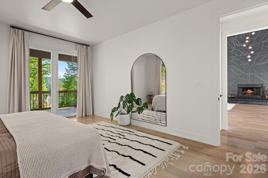 Primary bedroom on main