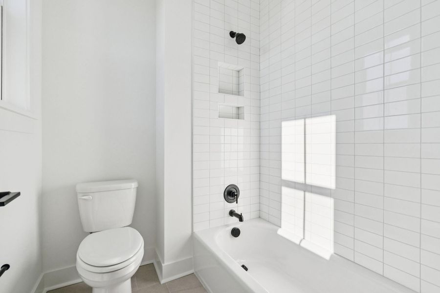 Furnished interior view inside a new home in Overlook at Copahee Sound, Awendaw (Image 57).