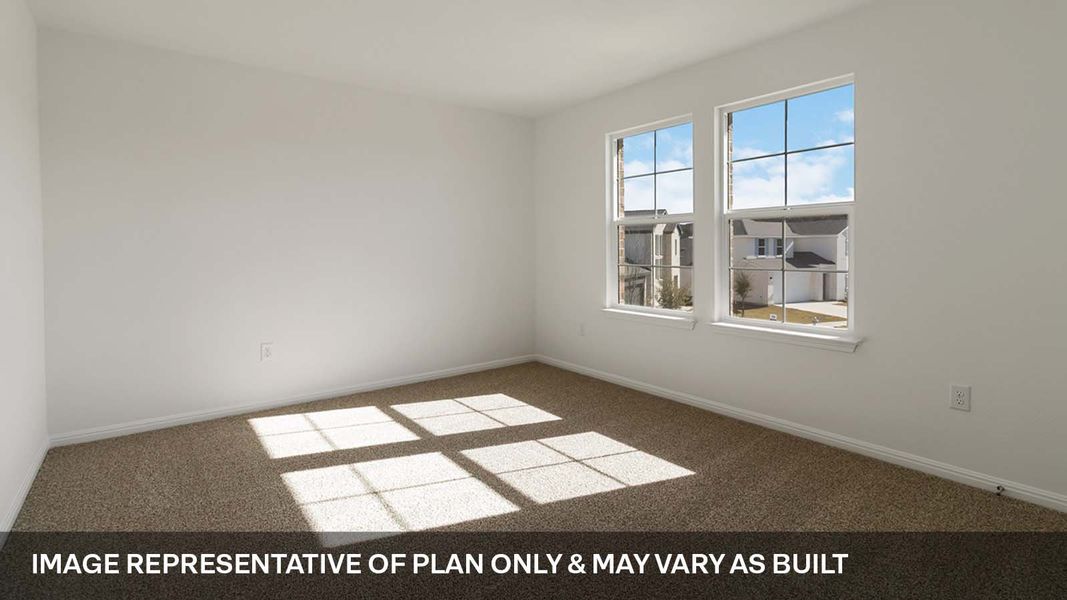 Spacious, unfurnished interior of a new home in Bar W Ranch, Leander (Image 16). Spacious, unfurnished interior of a new home in Bar W Ranch, Leander (Image 16).