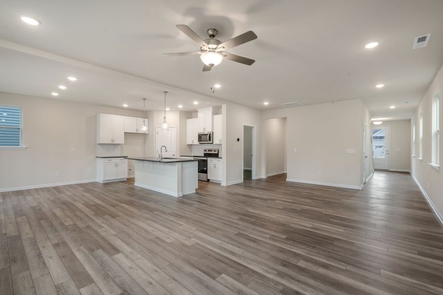 Representative unfurnished interior of a home built from the Getty by Mattamy Homes in Magnolia Park, Garner (Image 16).