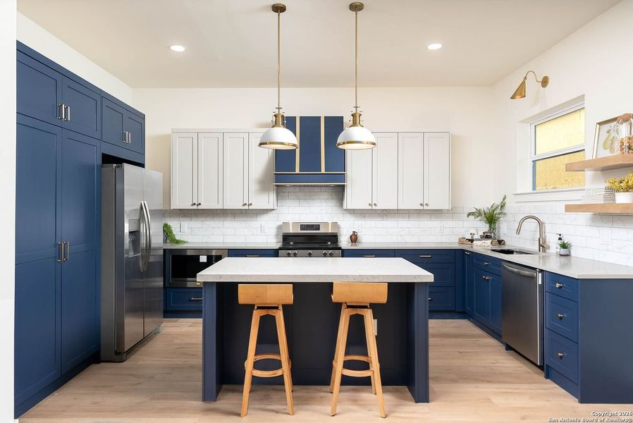 Furnished interior view inside a new home in , San Antonio (Image 17).