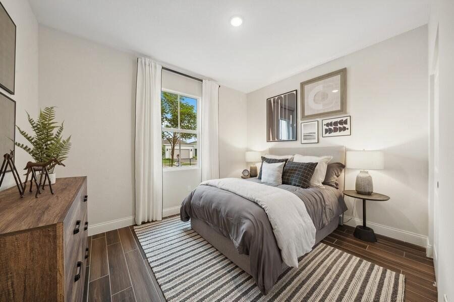 Furnished interior view inside a new home in , Port St. Lucie (Image 23).