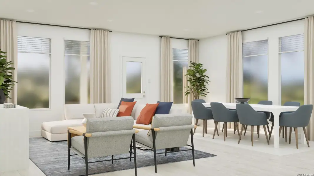 Furnished interior view inside a new home in Grace Valley, Cibolo (Image 12).