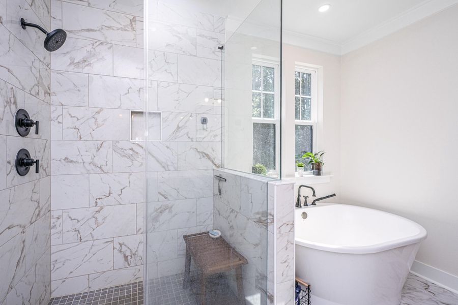 Furnished interior view inside a new home in , Awendaw (Image 32).