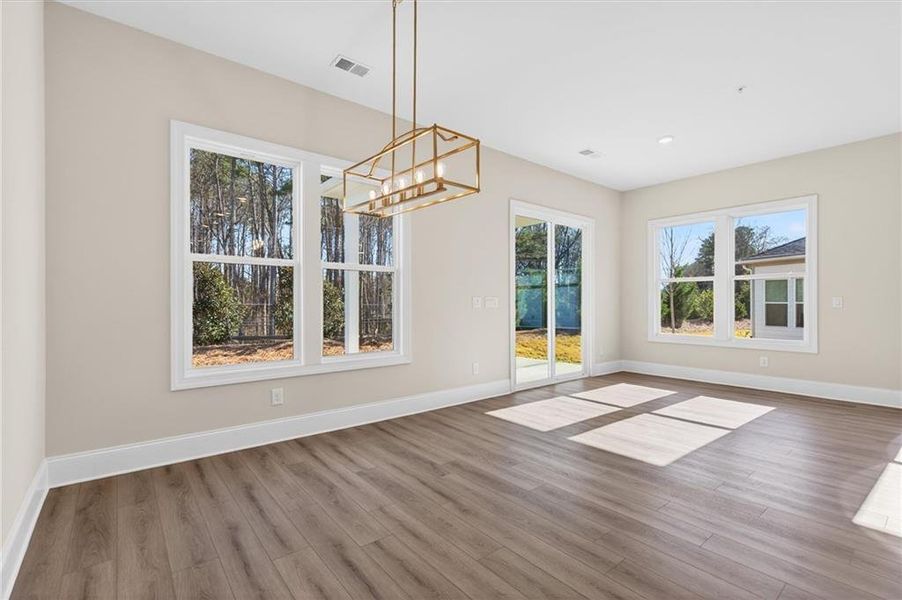 Spacious, unfurnished interior of a new home in The Reserve at Bells Ferry, Kennesaw (Image 13).