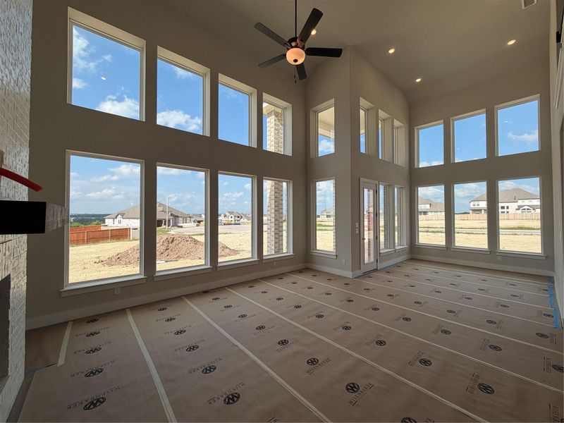 Light & Bright Open Concept Family Room & Casual Dining