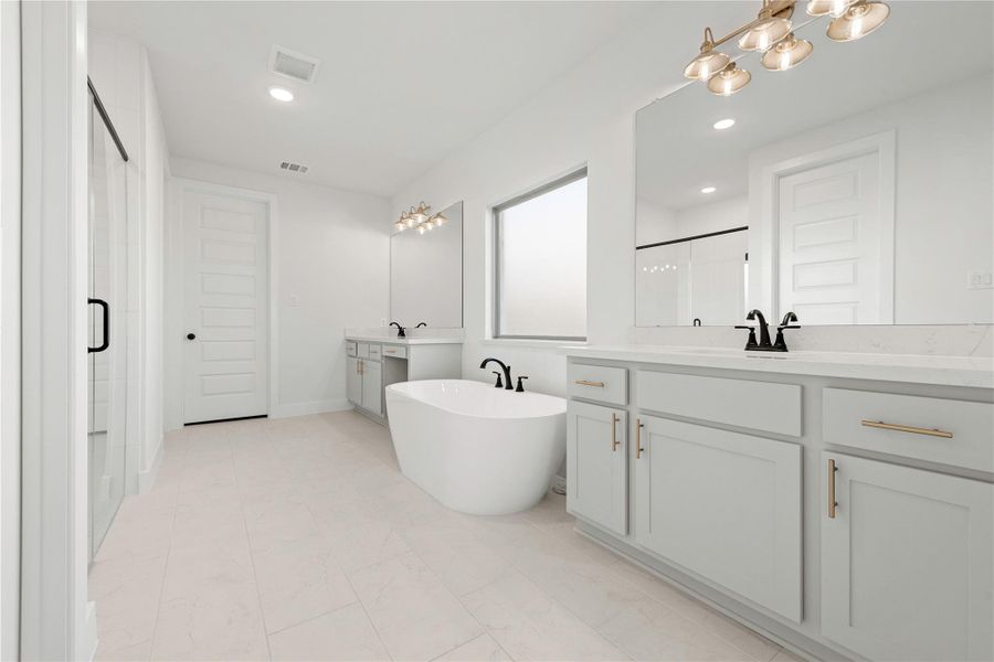 Furnished interior view inside a new home in Kresston - 65', Montgomery (Image 5). Furnished interior view inside a new home in Kresston - 65', Montgomery (Image 5).