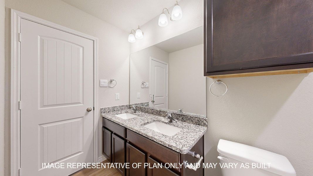 Furnished interior view inside a new home in Three Creeks - Colt Creek, Belton (Image 9).