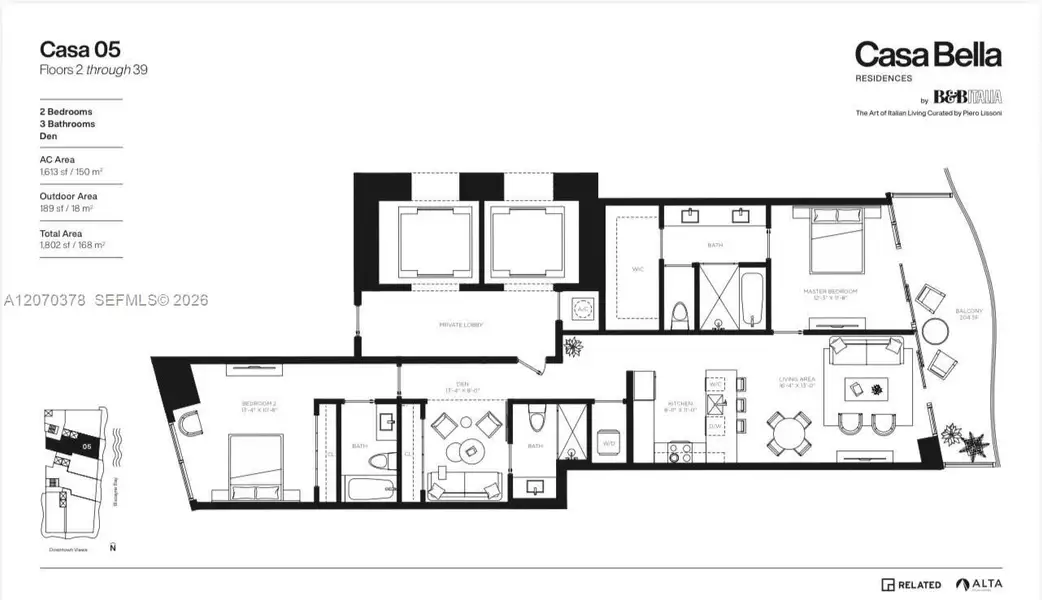 2D floor plan layout of this home in , Miami, FL (Image 4). 2D floor plan layout of this home in , Miami, FL (Image 4).