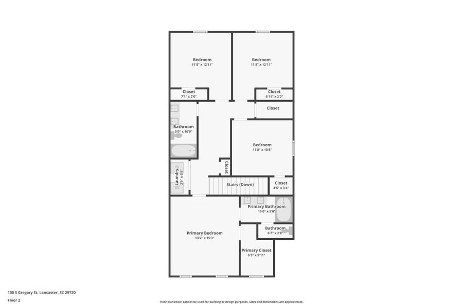 2D floor plan layout of this home in , Lancaster, SC (Image 5).