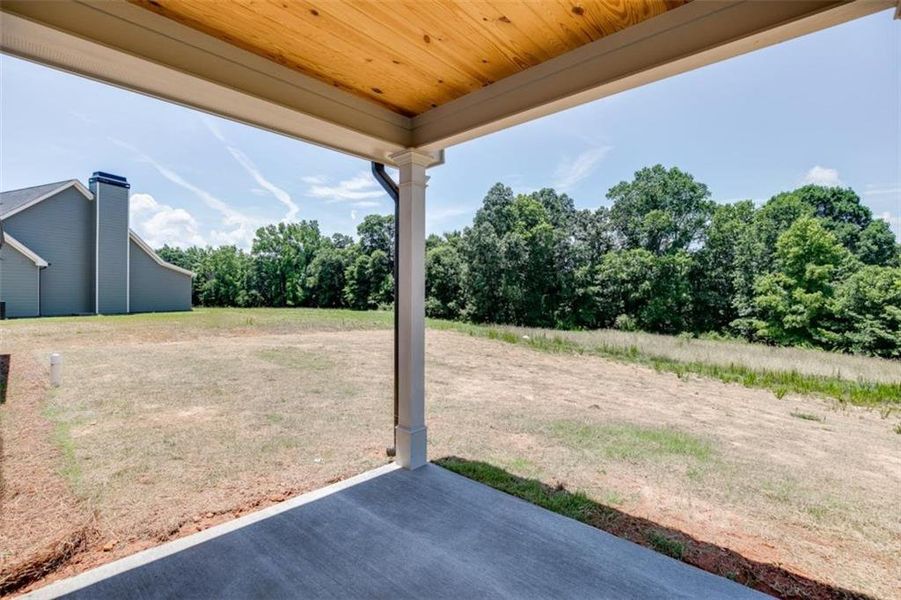 Exterior details and patio area of a home in , Hartwell (Image 4).